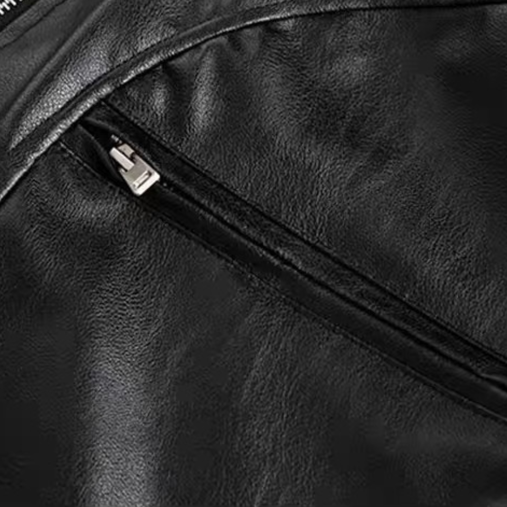 Bonita chaqueta de cuero