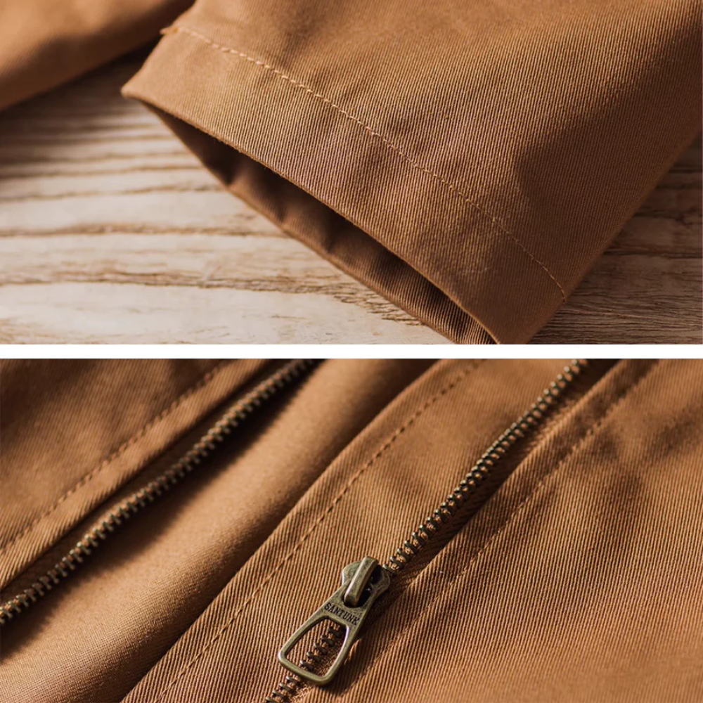 Chaqueta retro con bolsillos