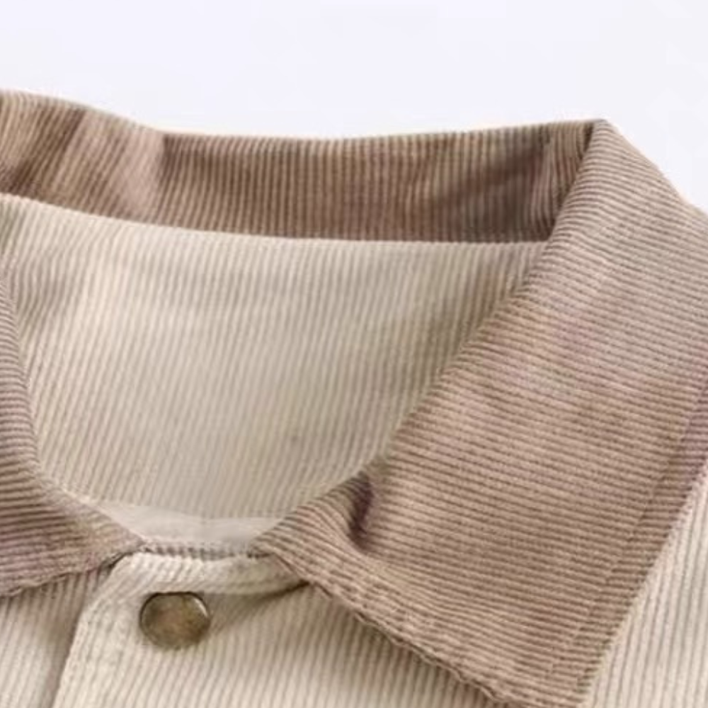 Chaqueta de pana con parches