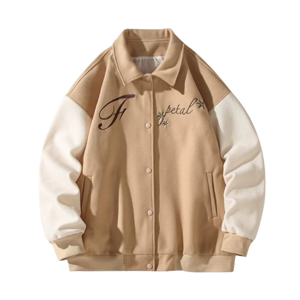 Chaqueta con bordado japonés