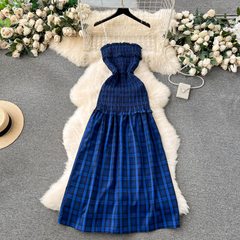 Women's sweet slit elegant dress