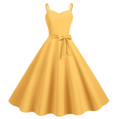 Retro A-line Summer Dress