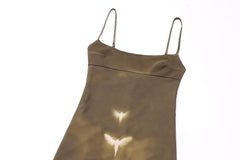 Designer Butterfly Women Sexy Bodycon Fitness Slim Midi Long Club Night Dresses