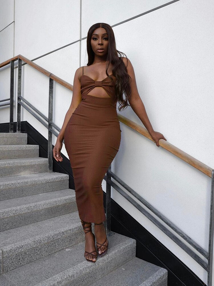 Sexy Slim Suspenders Ladies Cocktail Party Dress Bandage Dress