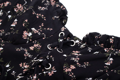 Unterkleid mit unregelmäßigem Blumenmuster