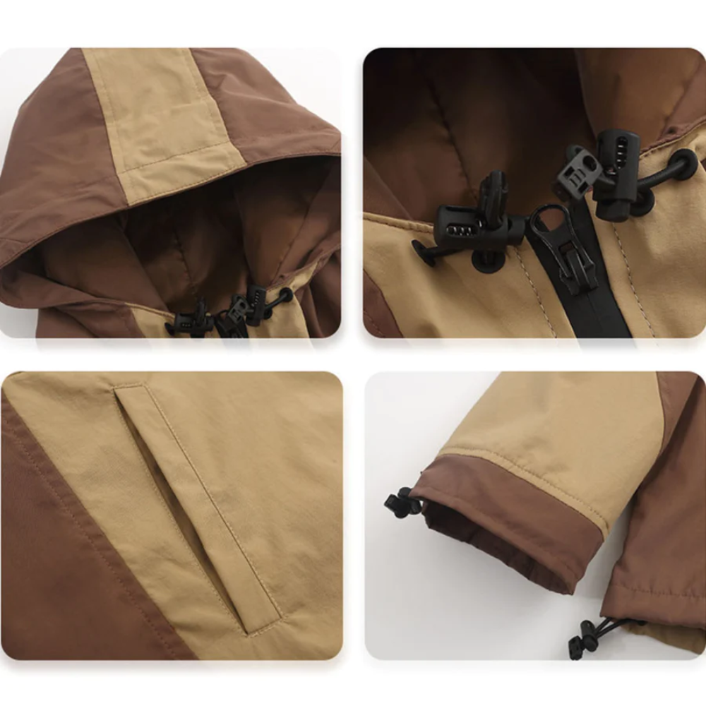 Chaqueta con bordado de concha