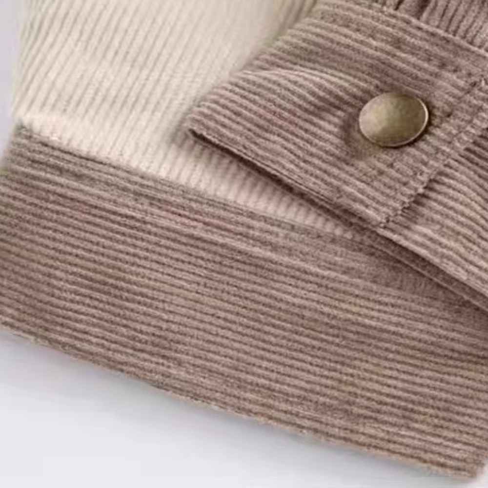 Chaqueta de pana con parches