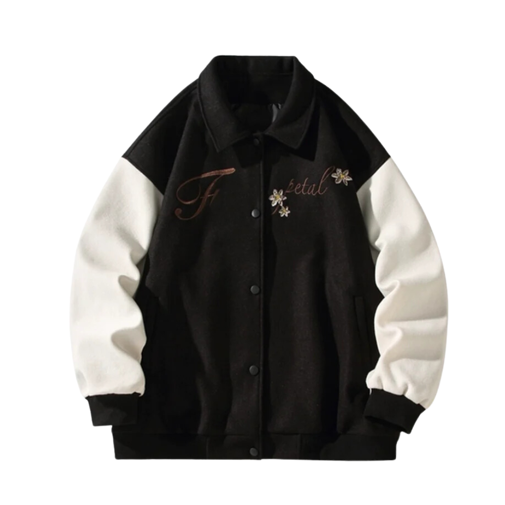 Chaqueta con bordado japonés