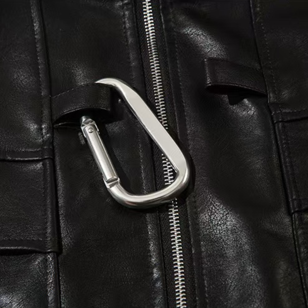 Chaqueta de cuero para dama