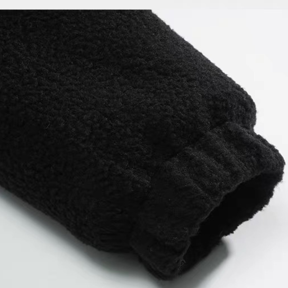 Patchwork Sherpa Coat