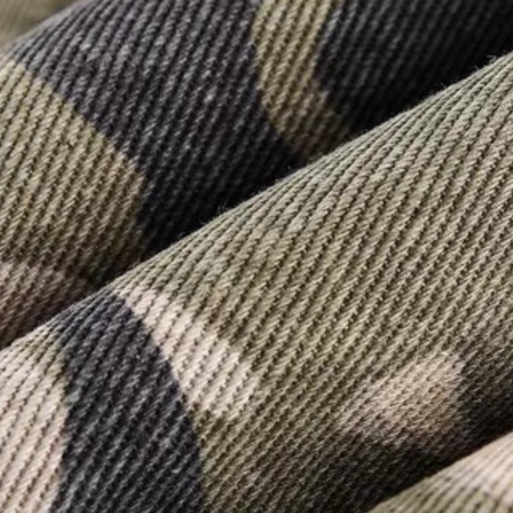 Camouflage Fur Coat