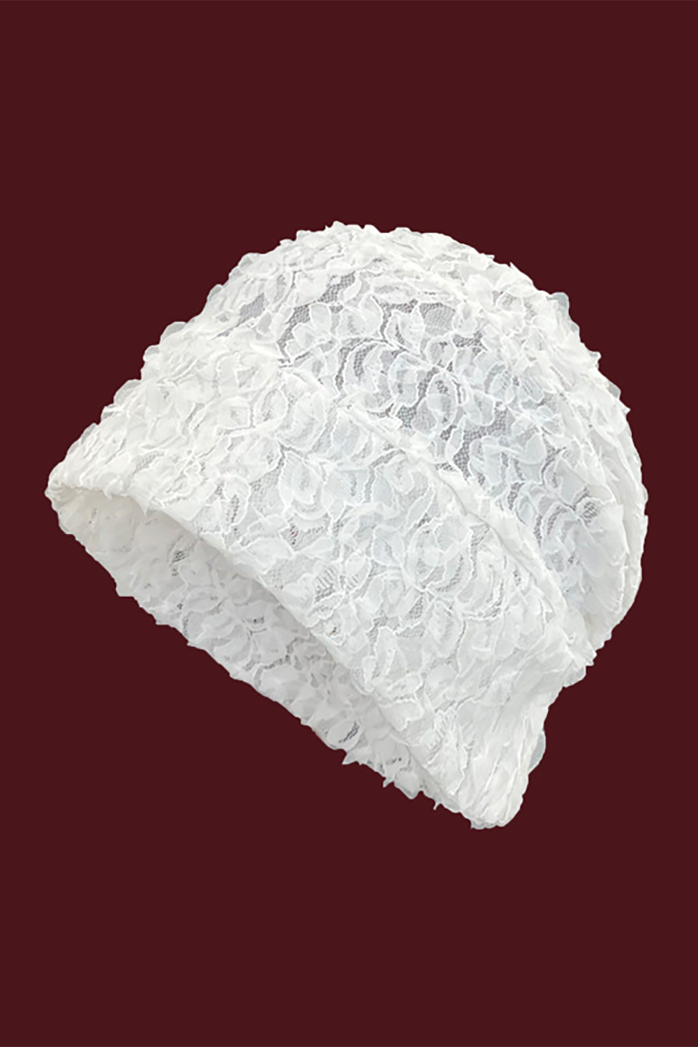 Boho Style Hand - Woven Floral Hollow Out Knit Beanie