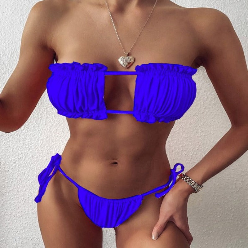 Trajes de baño de playa elegantes de verano para mujer