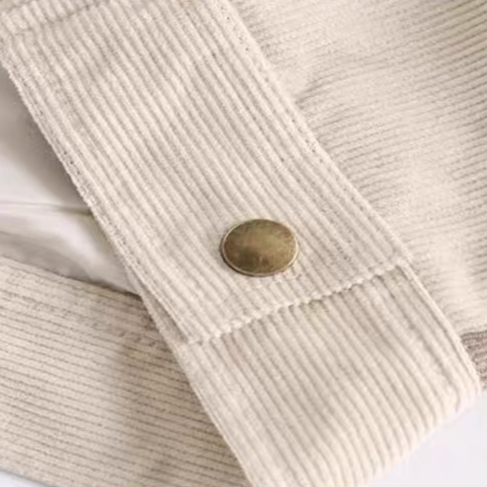 Chaqueta de pana con parches