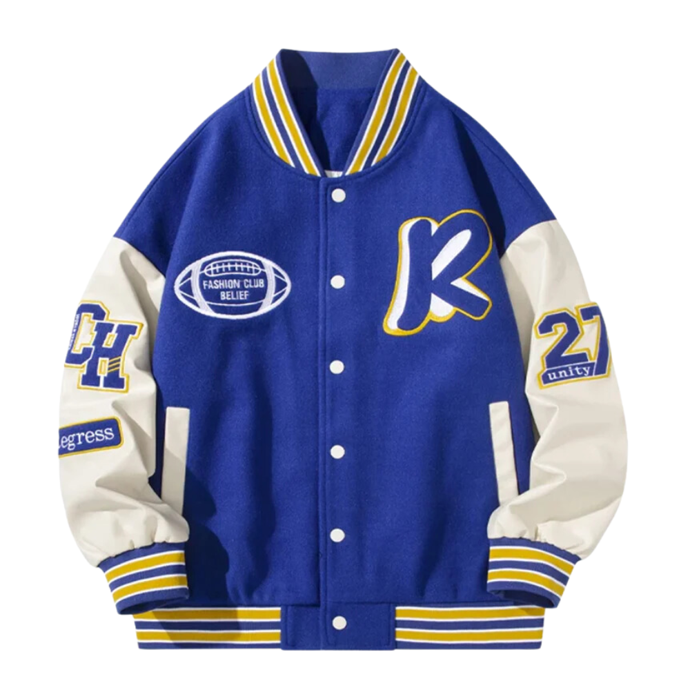 Chaqueta de béisbol bordada