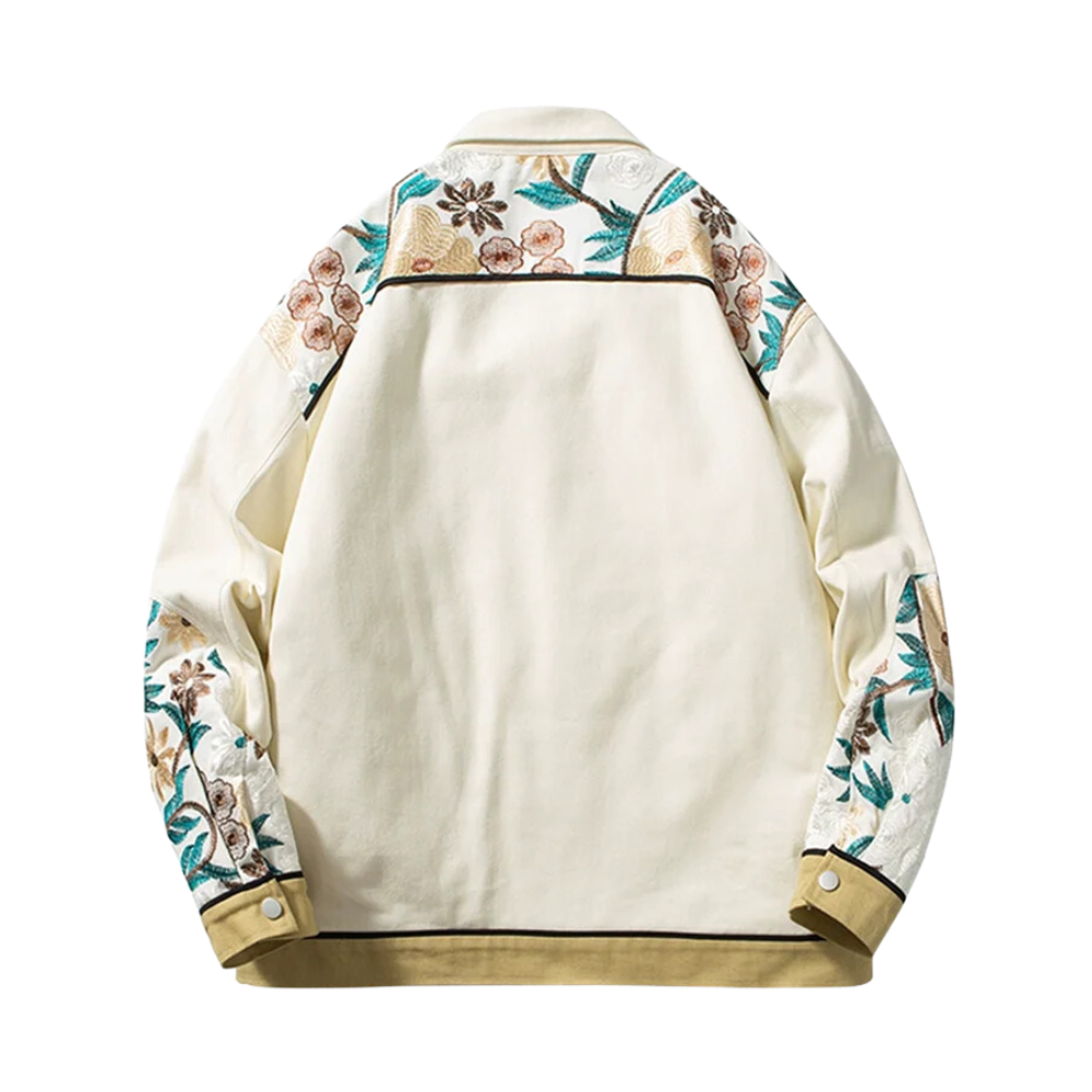 Chaqueta con bordados vintage