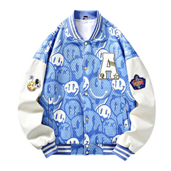 Chaqueta vintage del pequeño diablo sonriente
