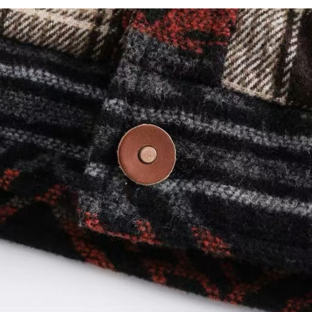 Chaqueta vintage con flores