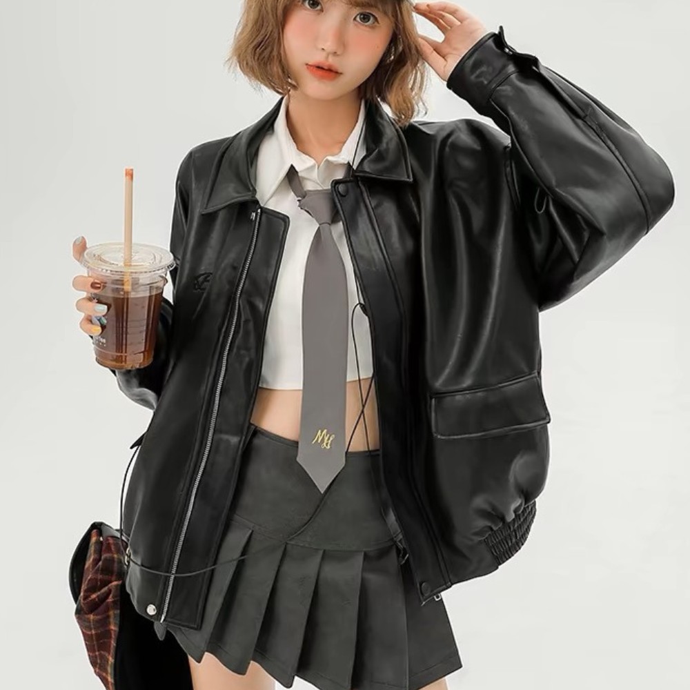 Chaqueta de cuero genial