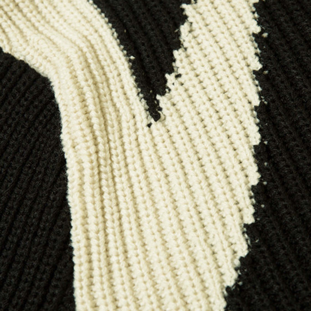 Chaqueta tipo cárdigan con bloques de color