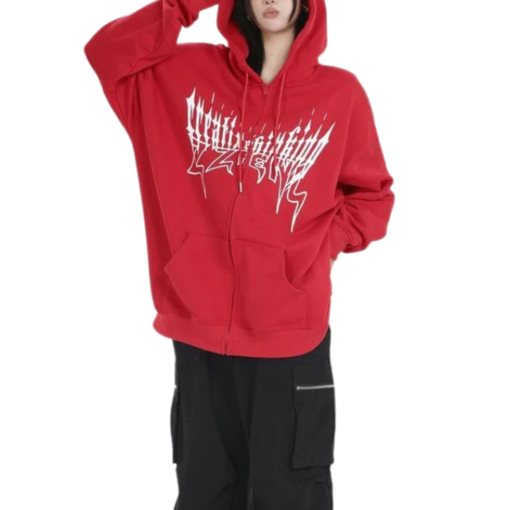 Chaqueta con cremallera High Street Devil