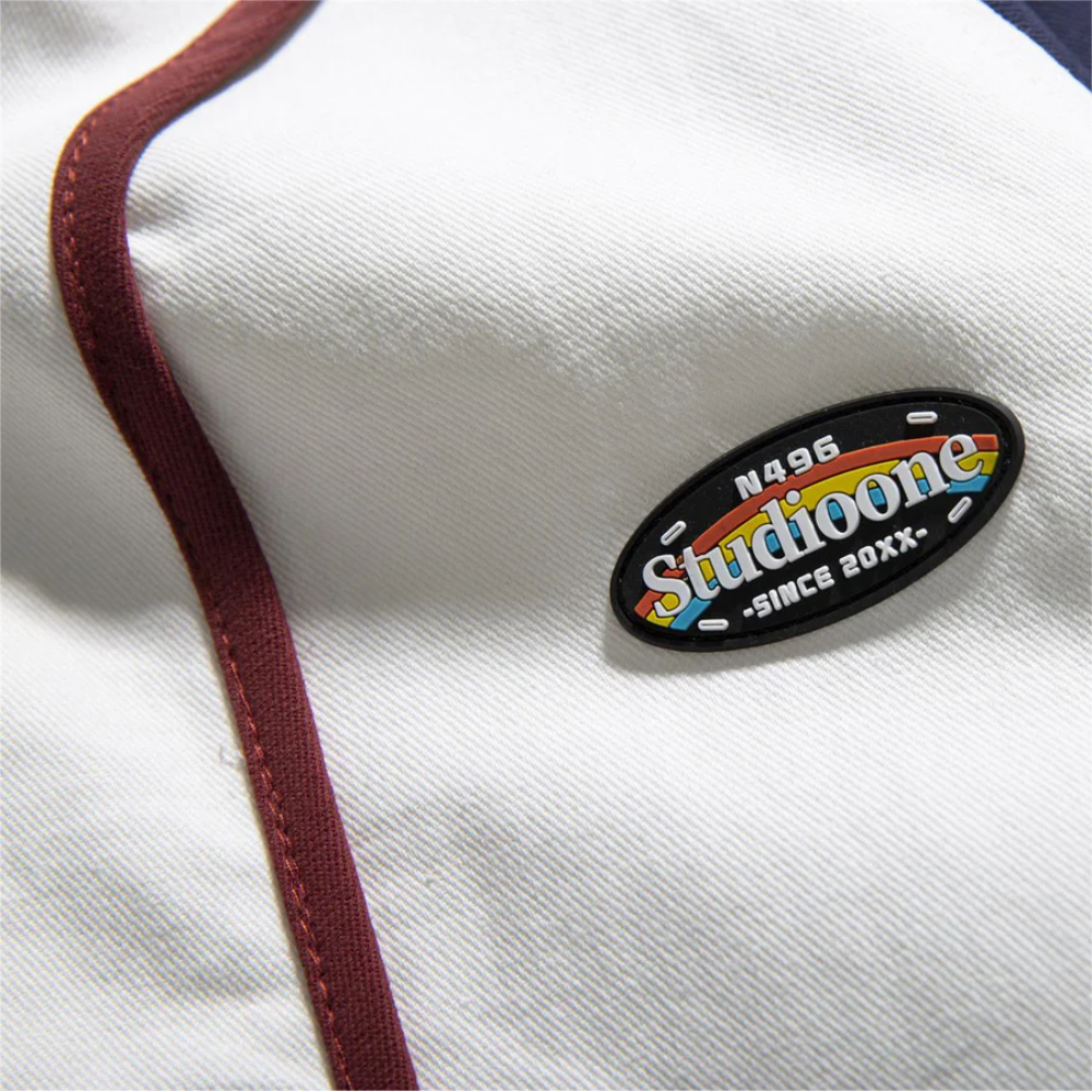 Chaqueta de béisbol vintage de carreras callejeras