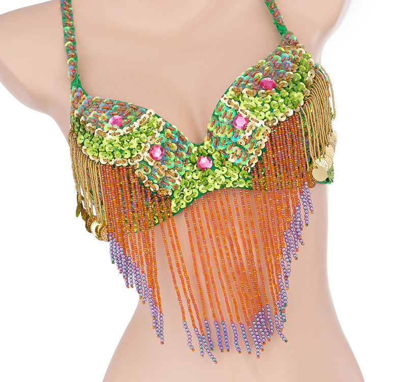 Sequins Beaded Belly Dance Costume