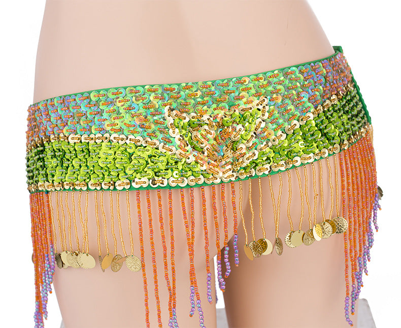 Sequins Beaded Belly Dance Costume