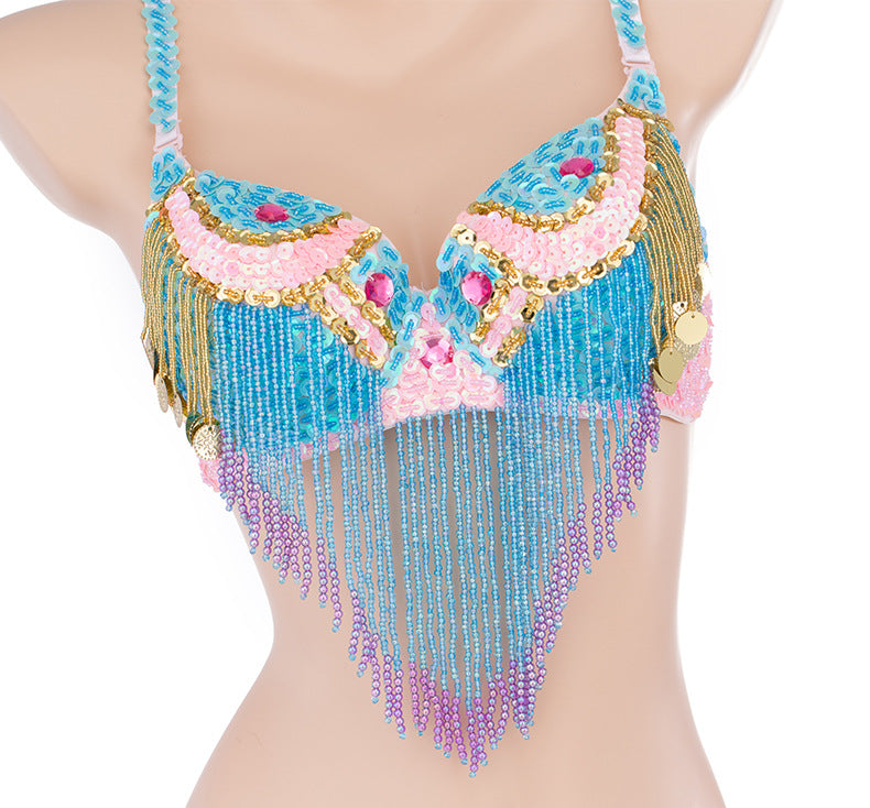 Sequins Beaded Belly Dance Costume