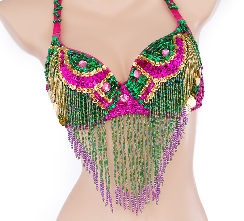 Sequins Beaded Belly Dance Costume