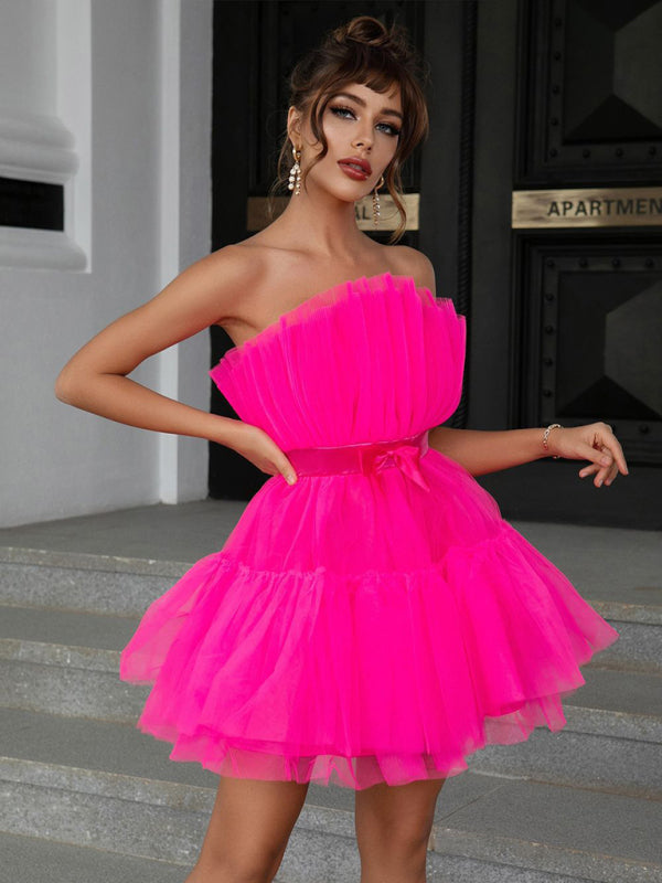 Tulle Bow Tulle Dress