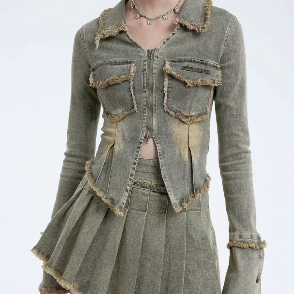 Chaqueta vaquera divertida