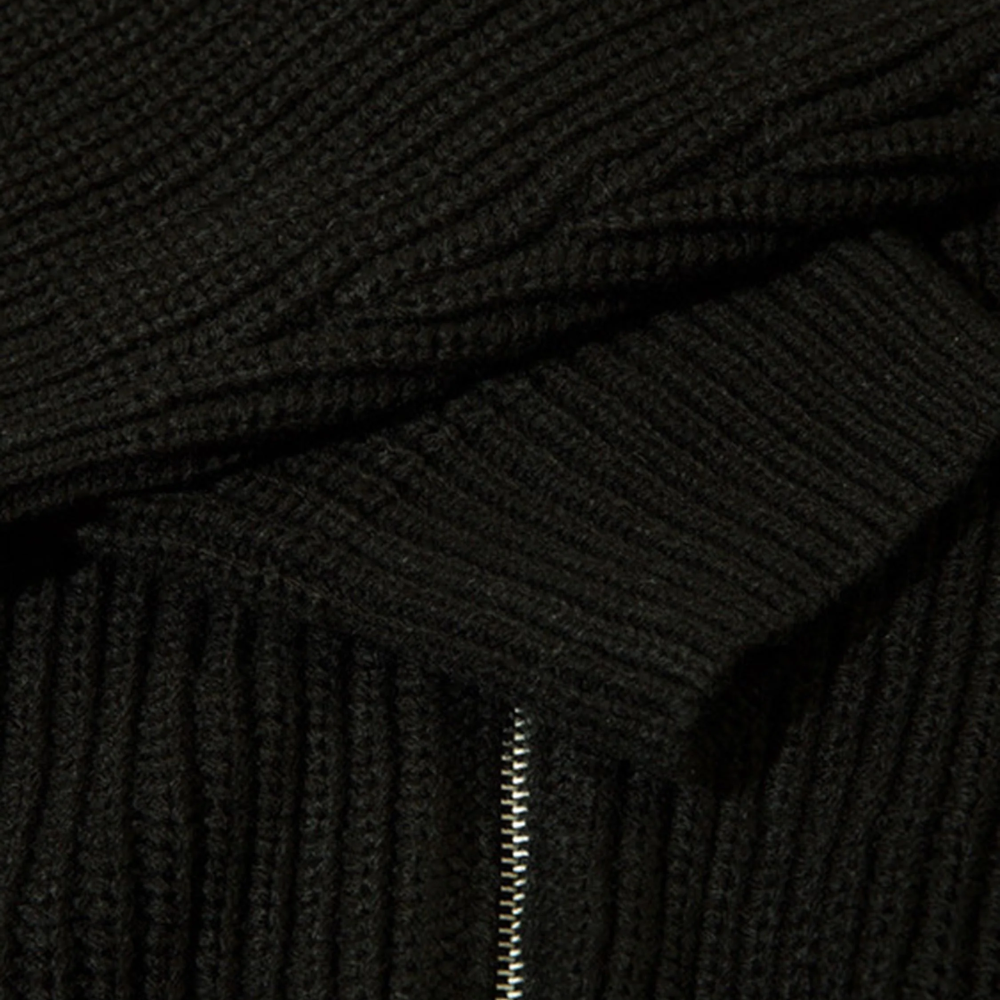 Chaqueta tipo cárdigan con bloques de color