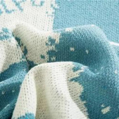 Loose Contrast Checkerboard Sweater