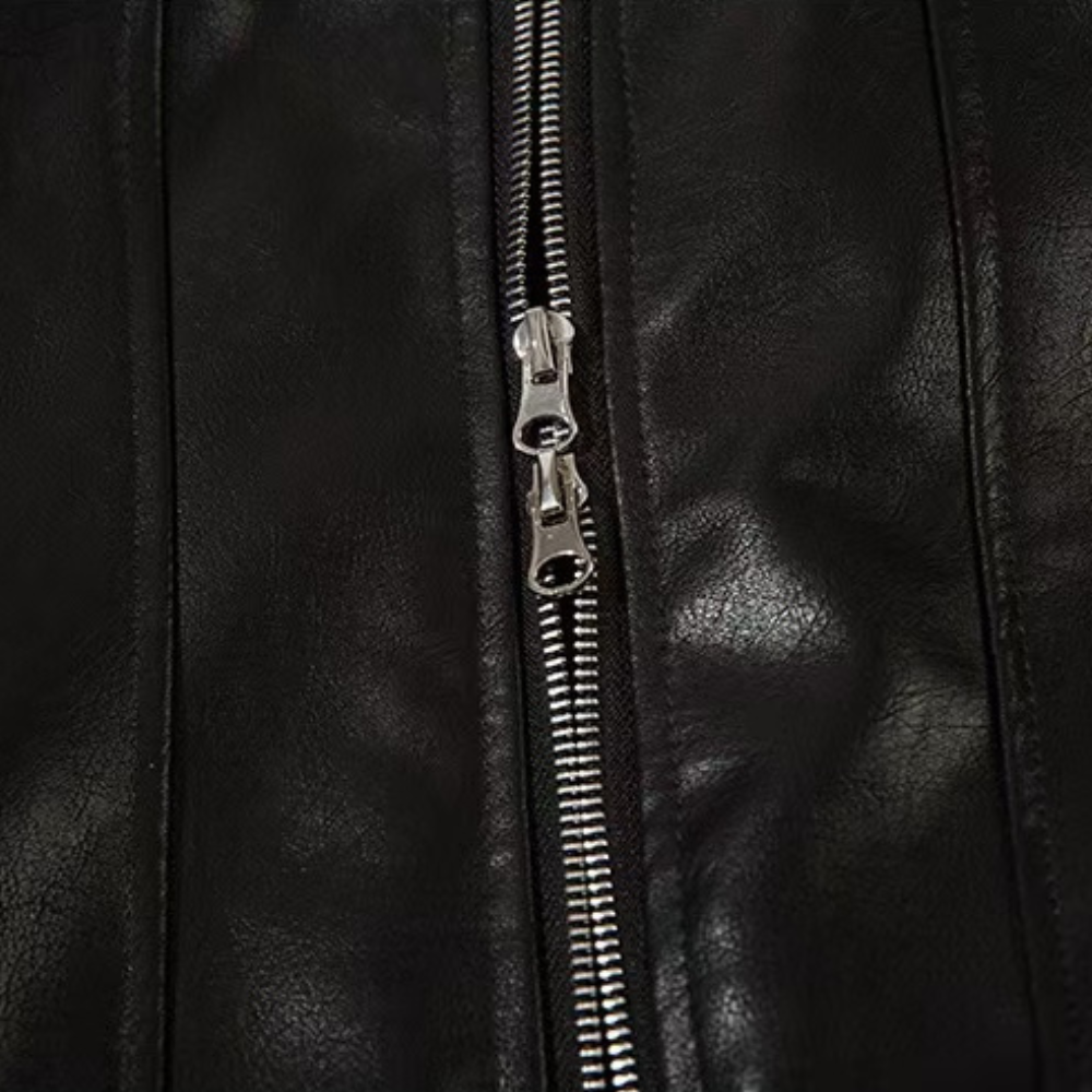 Chaqueta de cuero para dama