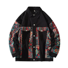 American Spliced Color Pattern Jacket