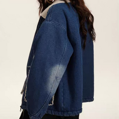 Warmer Jeansmantel