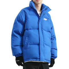 Solid Color Puffer Winter Coat