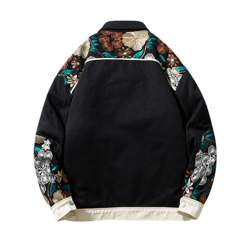 Chaqueta con bordados vintage