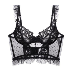 French Embroidery Corset Bras For Women