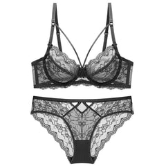 Ultrathin Lace Push Up Bras and Panty Sets