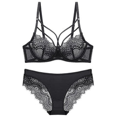 Lace Push Up Bra and Panty Set