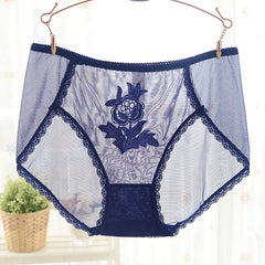 Transparent Hollow Out Net Lace Underpants