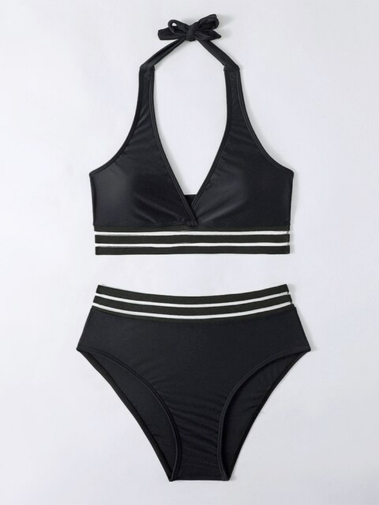 The Classy Spliced Two Piece Bikini