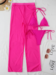 The Elegant Beach Three Pieces Bikini Set