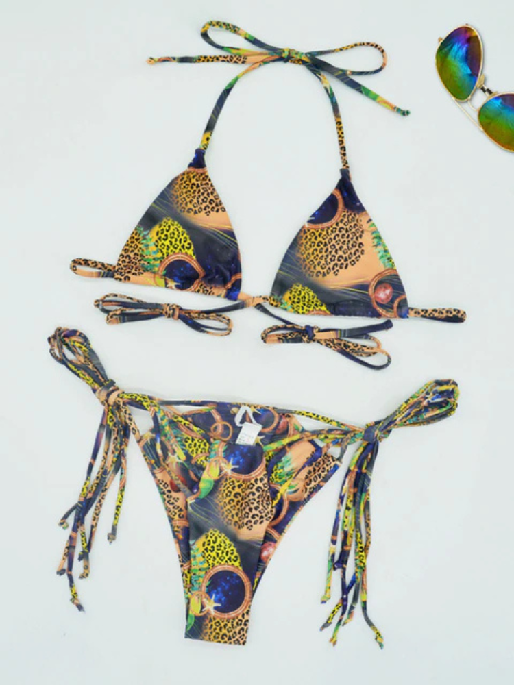 The Tropical Sided Two Piece Bikini