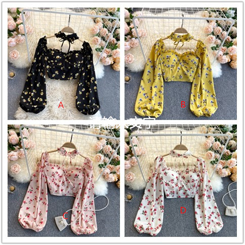 Cute A line summer long sleeves sweet tops