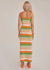 printed slim fit long dress