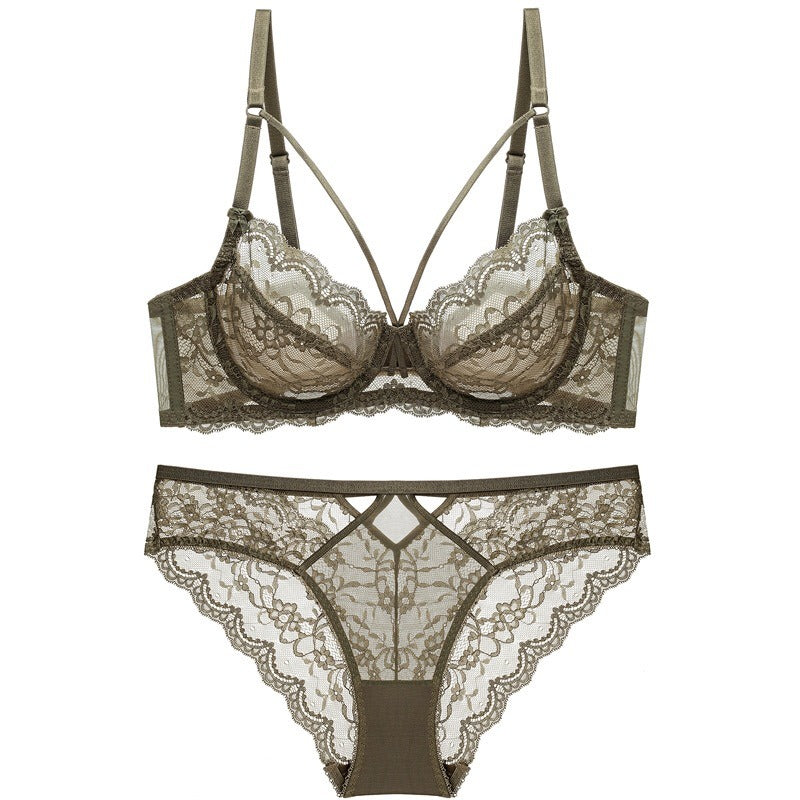 Ultrathin Lace Push Up Bras and Panty Sets