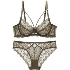 Ultrathin Lace Push Up Bras and Panty Sets